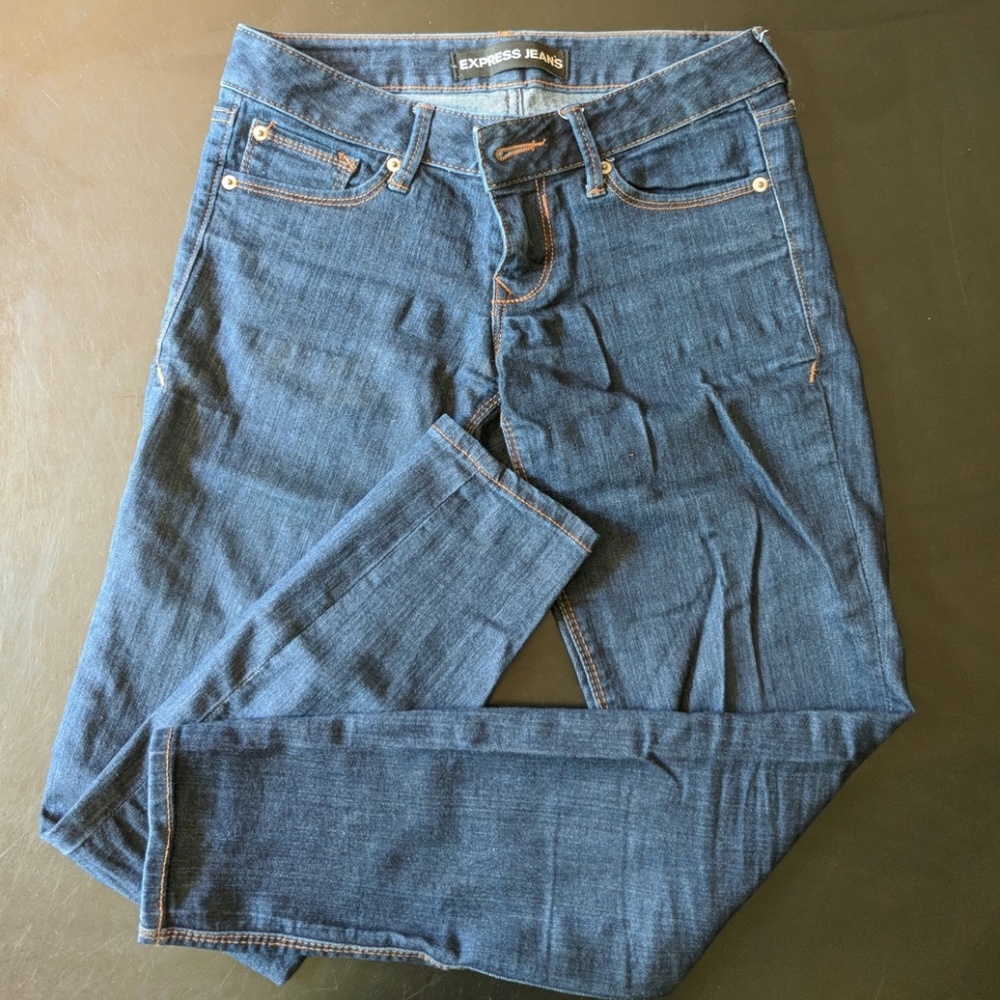Express Dark Wash Legging Jeans